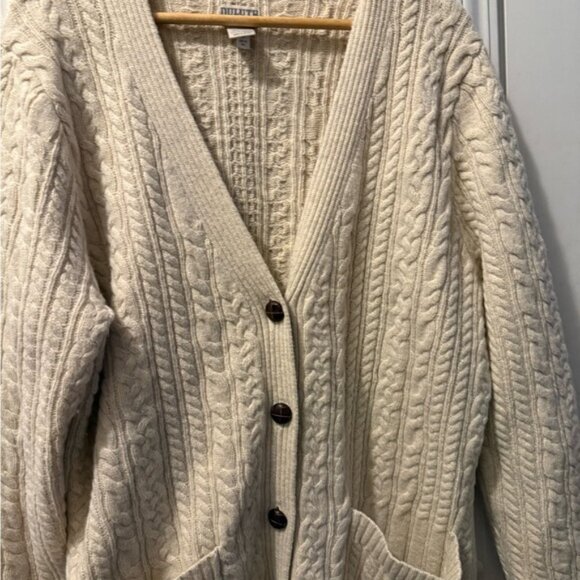 Duluth Trading Company Women's Fisherman Long Cardigan - Wool & Cashmere Blend - Picture 6 of 10